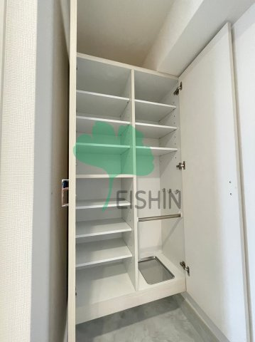 リーフル博多の玄関|下駄箱もしっかりついてます！