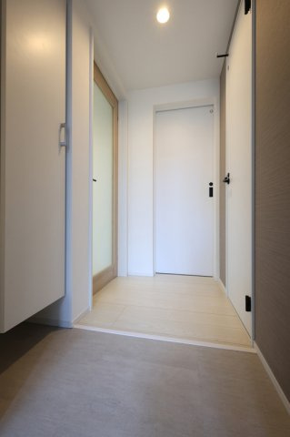 パークホーム筥松の玄関|下駄箱もしっかりついてます！