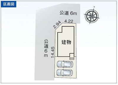 【区画図】 | 沼津市小林台 新築一戸建て | 区画図です
