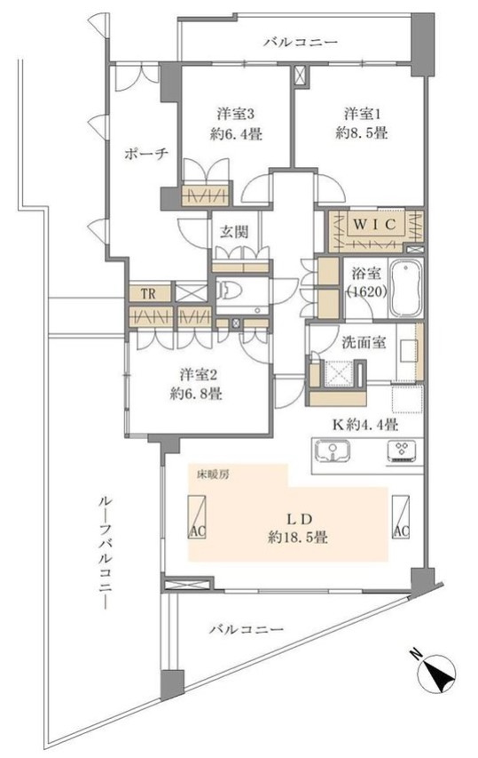 ★仲介手数料無料★　目黒諏訪山パークハウス