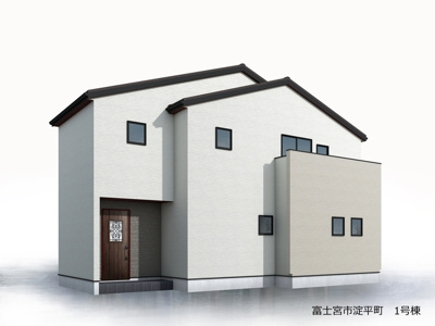 【外観パース】 | 富士宮市淀平町 新築一戸建て | 外観パースです