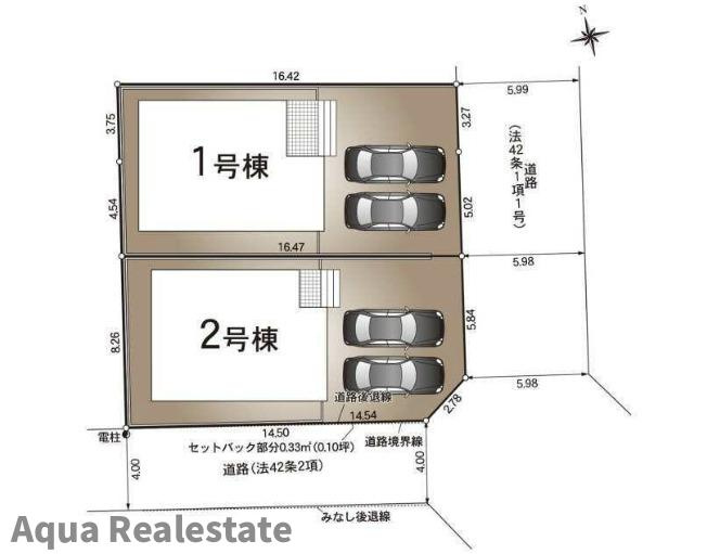 クレイドルガーデン 徳島市末広第2の区画図