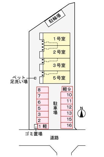 【駐車場】ラウレア　リーフ 