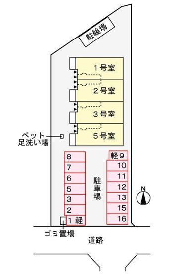 【駐車場】ラウレア　リーフ