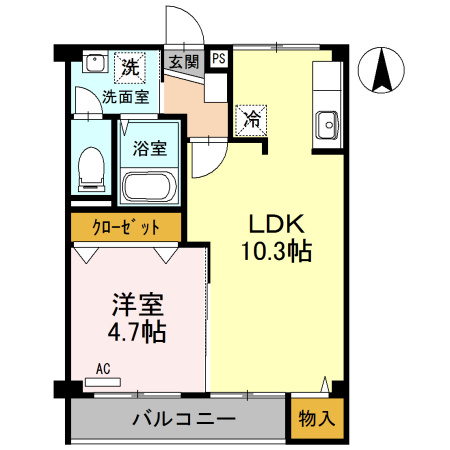 【間取り】 | 松原マンション