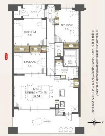 【間取り】 | ライオンズガーデン枚方藤阪
