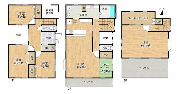【間取り】 | 灘区大和町4丁目　中古戸建