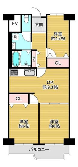 【間取り】 | 南門真ハイライフ