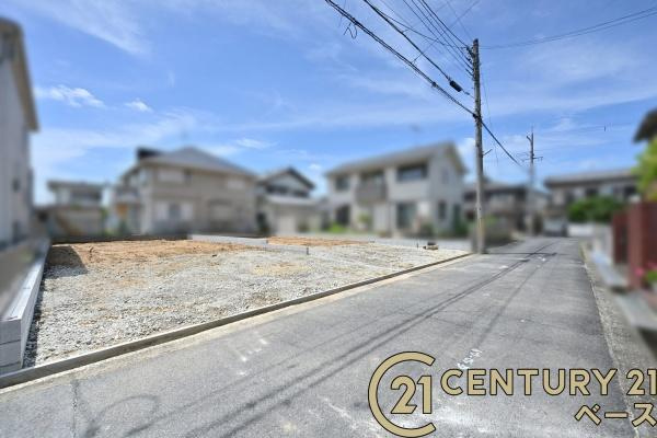 リナージュ新口町 １号地　建築条件なし土地の前面道路含む現地写真|■現地撮影写真■