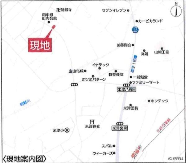 西尾市南中根町第2　全3棟・3号棟のその他|交通アクセス図です。