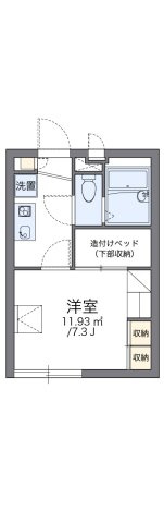 レオパレスフィンエアーの間取り