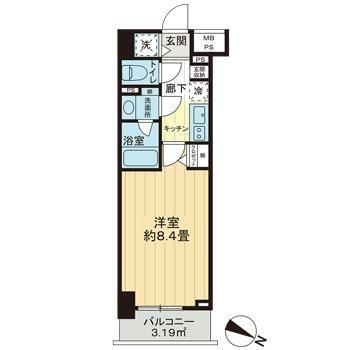 ライオンズクオーレ東京三ノ輪シティゲートの間取り