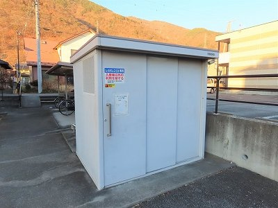 レオパレス神田町のその他|敷地内にゴミ庫が設置されておりゴミ捨てに便利です