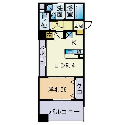 サンフォレスト箱崎の間取り