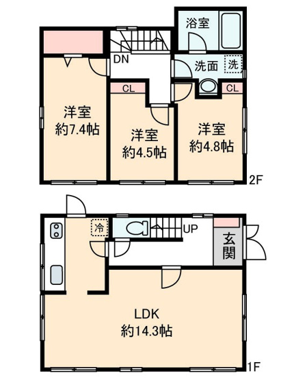 【間取り】 | 北嶋B邸