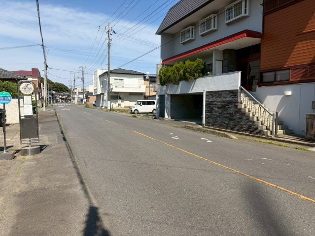 売地　ひたちなか市平磯町1461-13の前面道路含む現地写真
