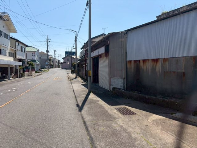 売地　ひたちなか市平磯町1461-13の前面道路含む現地写真