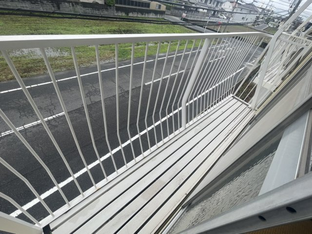 コーポ赤田Bのバルコニー