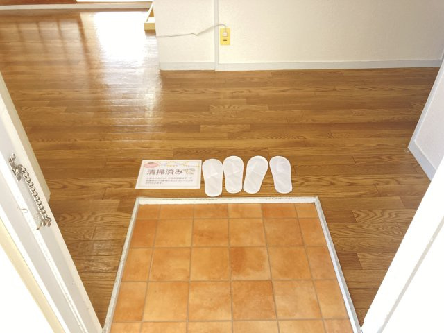 臼井コーポの玄関