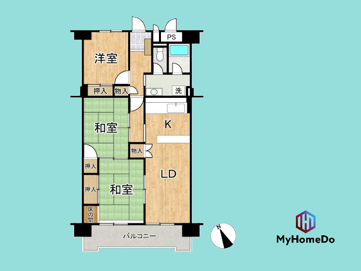 エクセレンス新守山の間取り|図面と現況が異なる場合は現況を優先いたします。