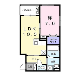 【間取り】 | シャルマン唐橋南Ⅱ