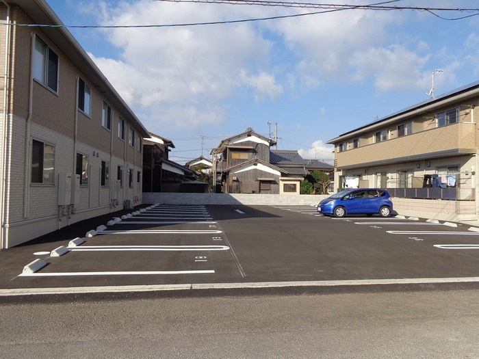 カトレア　D棟の駐車場