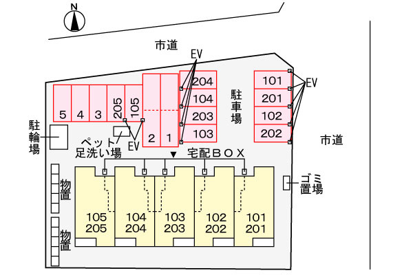 スマート　ルーク　和の区画図