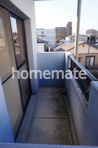 熊本市東区尾ノ上２丁目の賃貸マンションのバルコニー