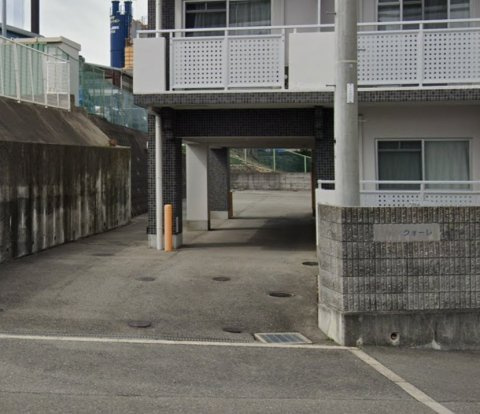 マンションクォーレのエントランス