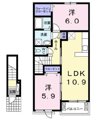 【間取り】 | クリアネス　ベル