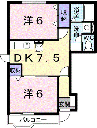 ファー　イーストの間取り