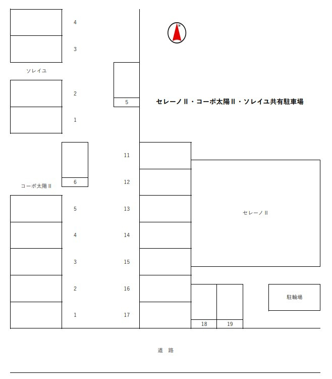 セレーノⅡの区画図