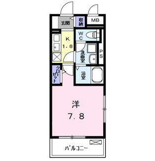 【間取り】 | ハーモニーハイツ高畑