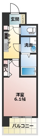 スプランディッド新大阪キDUEの間取り