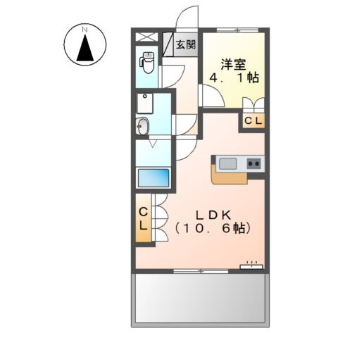 ソレイユの間取り