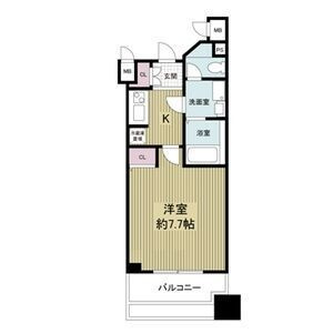 Lasante京橋の間取り