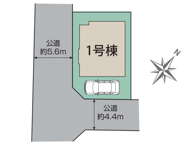 【横浜市泉区中田北3丁目3-12新築戸建て】★仲介手数料無料★（東中田中学校・中田中学校）の区画図