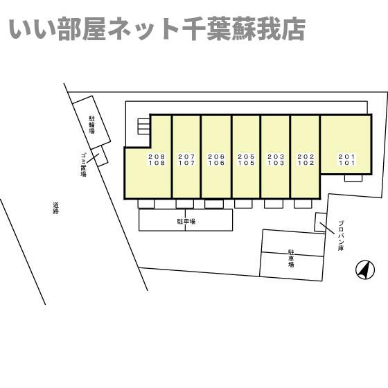 ヴェルデ都町の区画図