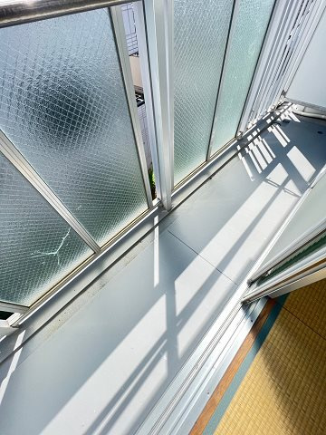 シャルム南台Ⅱのバルコニー|外からの目が気にならないバルコニーで洗濯物が干せます