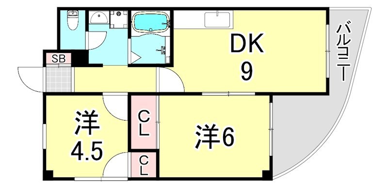 ベルメゾン西宮の間取り