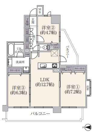 クリオ磯子上中里2番館