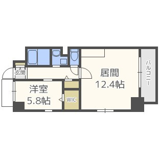 グレイス難波南の間取り
