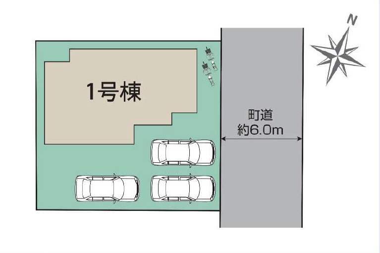 新築戸建　田方郡函南町塚本　全１棟の区画図