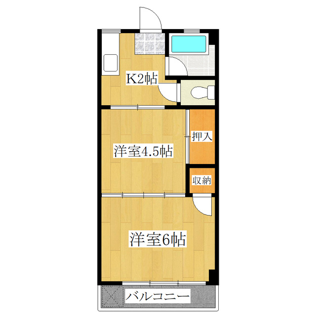 ムラカミ川口ビルの間取り|☆間取図です