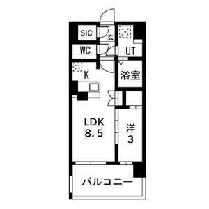 アーバンパーク御幣島の間取り