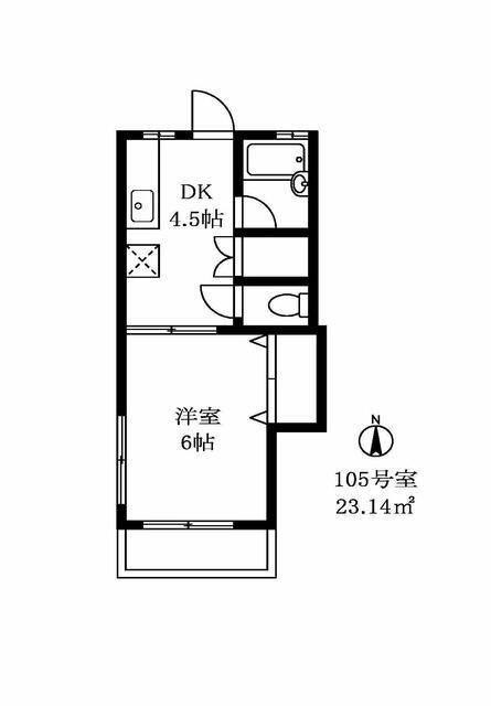 ハイム三宿の間取り| 