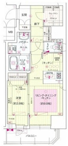 プレサンス松屋町グレースの間取り