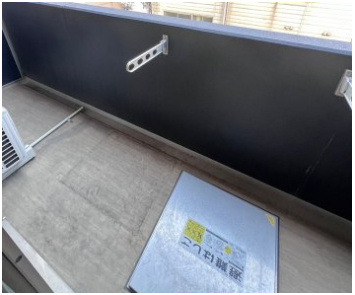 プレサンス松屋町グレースのバルコニー
