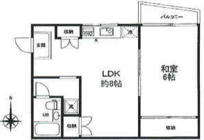 朝日プラザ高津Ⅲの間取り