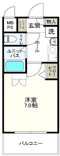 ラナップスクエア上本町の間取り